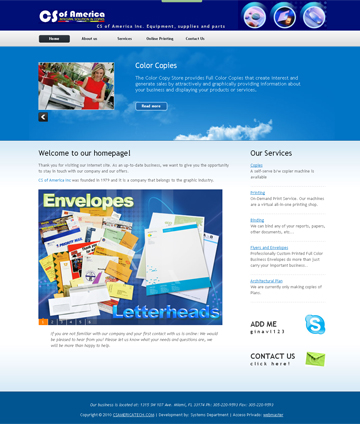 Pagina web CSAMERICA TECH