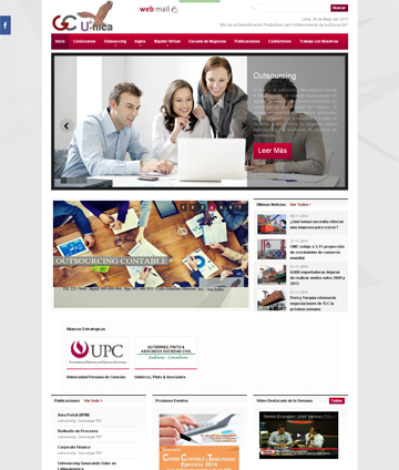 Pagina web Grupo Unica